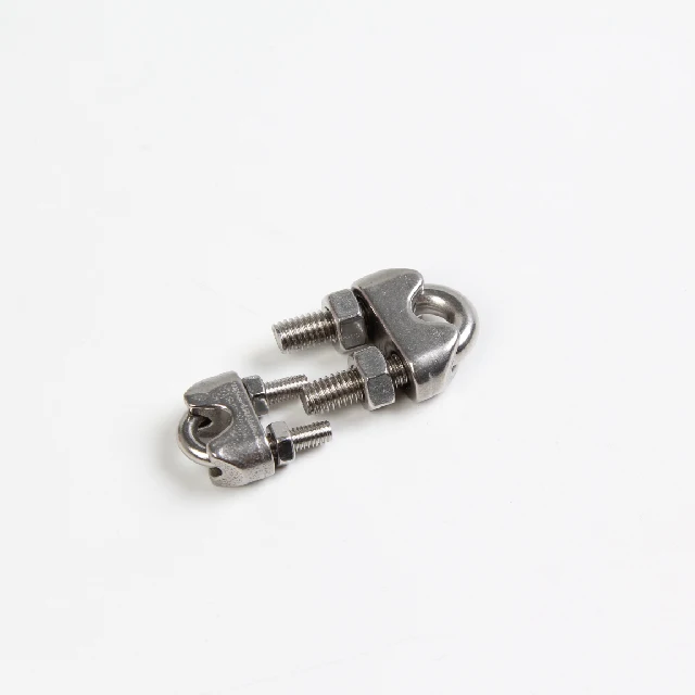 Low price Adjustable DIN741 stainless steel wire rope clip for fixings