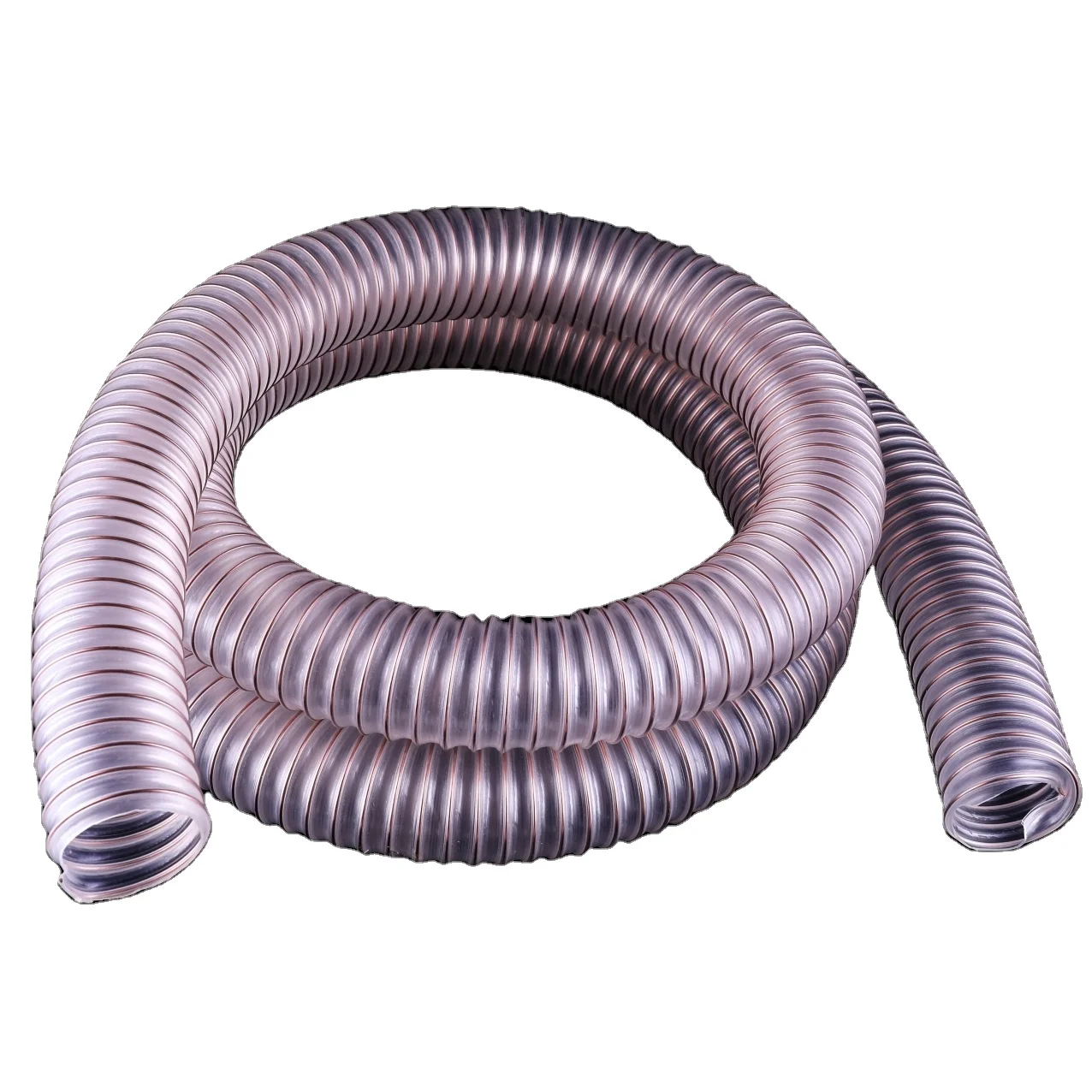Hstube Coppered Steel Wire PU Air Duct  Industrial Design Style Plastic HVAC Systems Duct Ventilation Exhaust Transport Duct