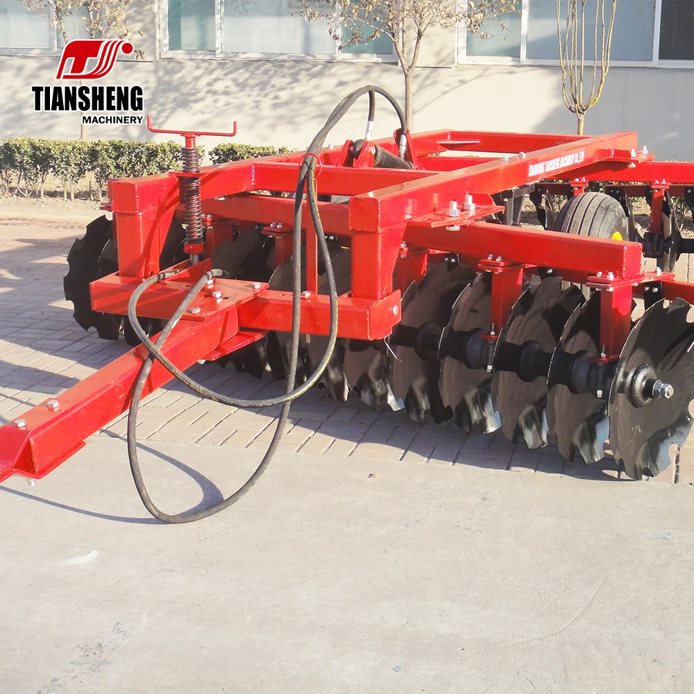 Equipement agricole heavy duty offset 28 disc harrow cultivators