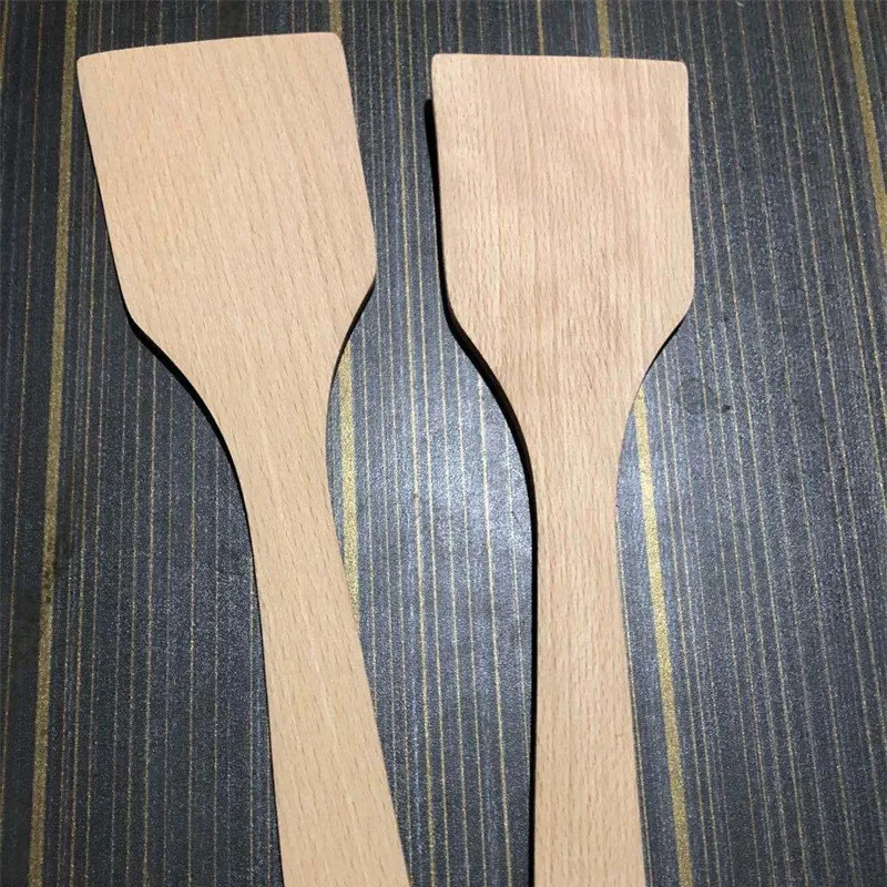 2023 Newest Hot Sale Good Kitchen Products Square Round Shape Bamboo Spatulas