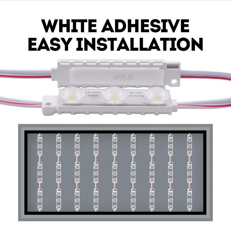 High Quality 5 years warranty CE Rohs approved 12V 7000K color Temp White Led Signage Module