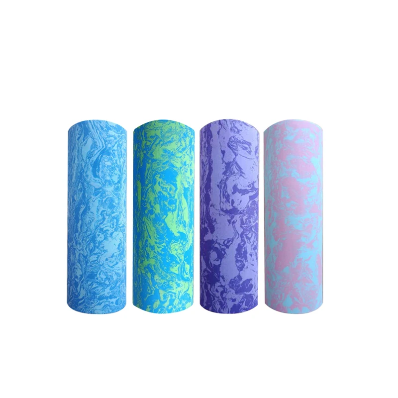 
High Density Round EPP Foam Roller Fitness Massage Soft Wholesale Muscle Relax Light Weight grid foam roller Yoga Logo Printing 