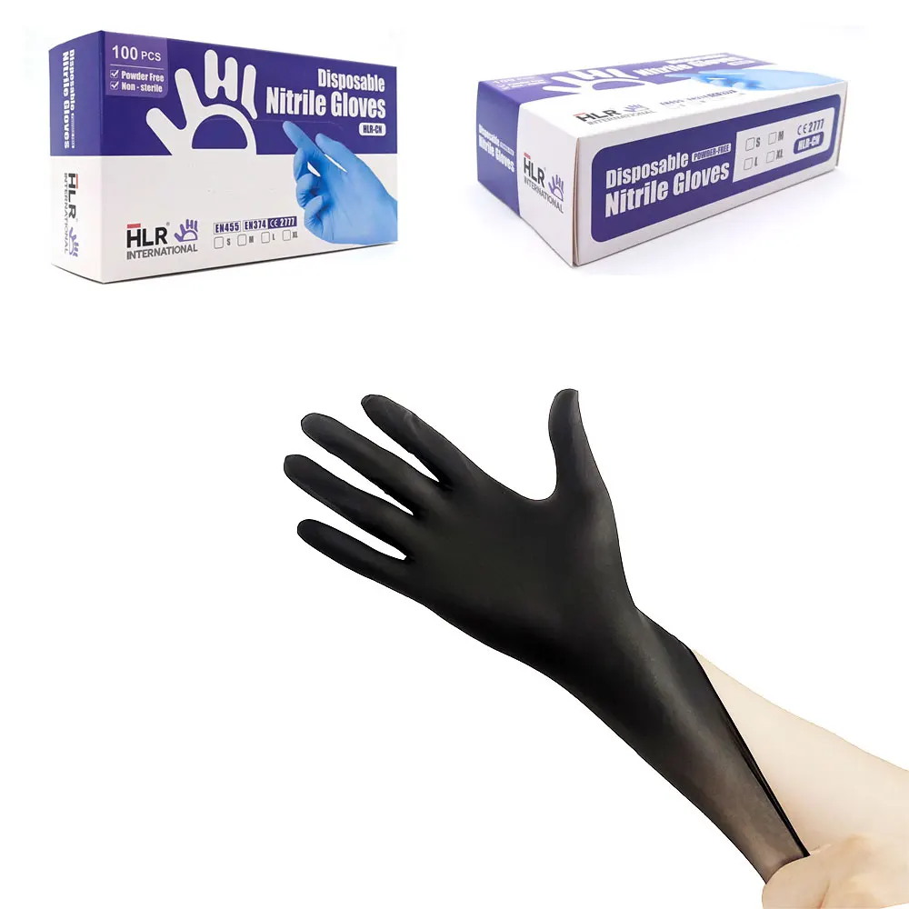 HLR Gloves Cheap Nitrile Gloves 6 Mil 8mil Nitrile Gloves
