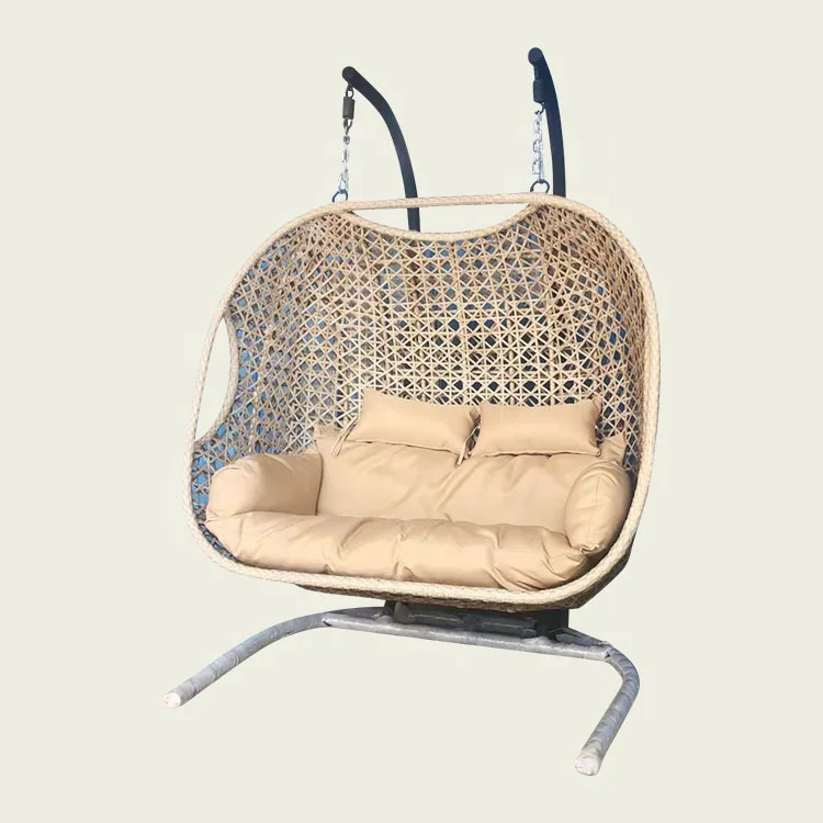 Modern Nordic design Large space living room swing chair rattan hanging chairs outdoor swings