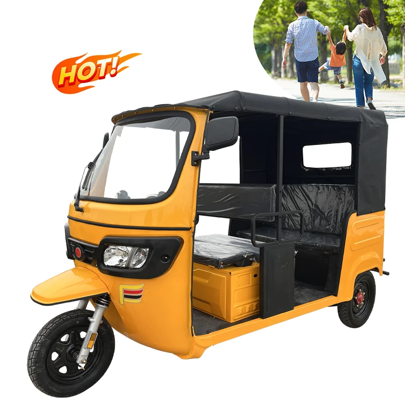 HOT Adult 3 wheel motorcycles tricycle passenger Cheap China tricycle 3 wheel motorized Tuktuk Electric tricycle high quality