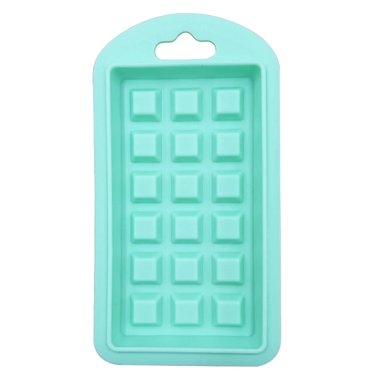 Silicone Mini Waffle Mold Round Oval Rectangle Square Heart 5 Piece Chocolate Mold Baking Mold