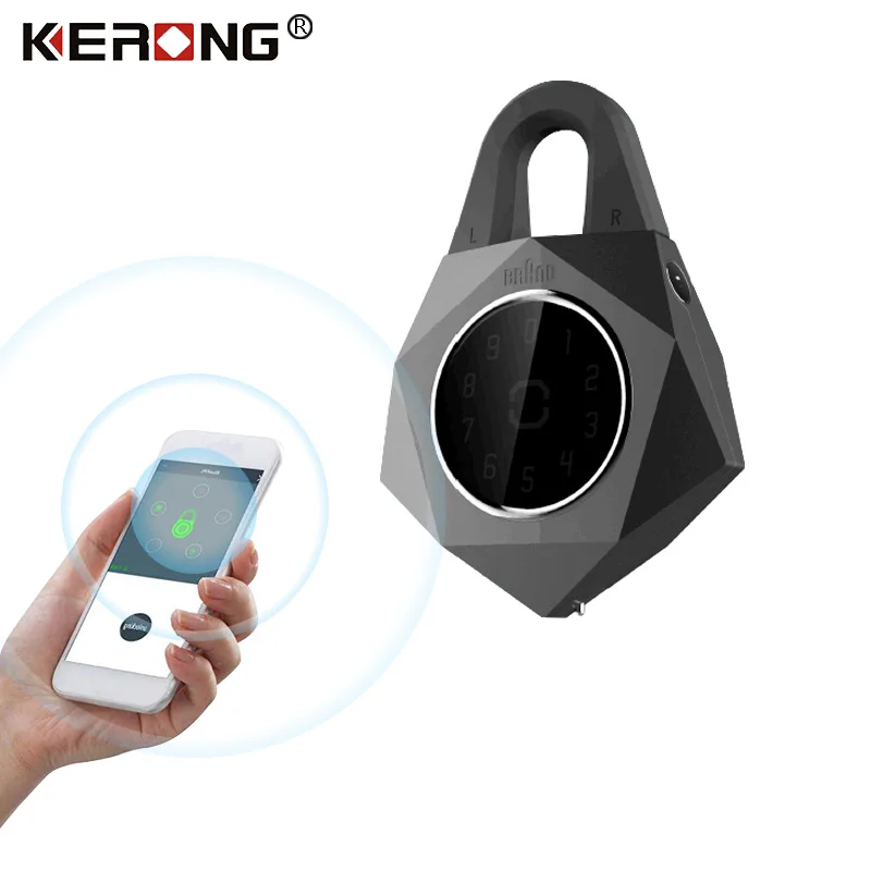 Aluminum Alloy smart key lock security box storage wall mounted key box