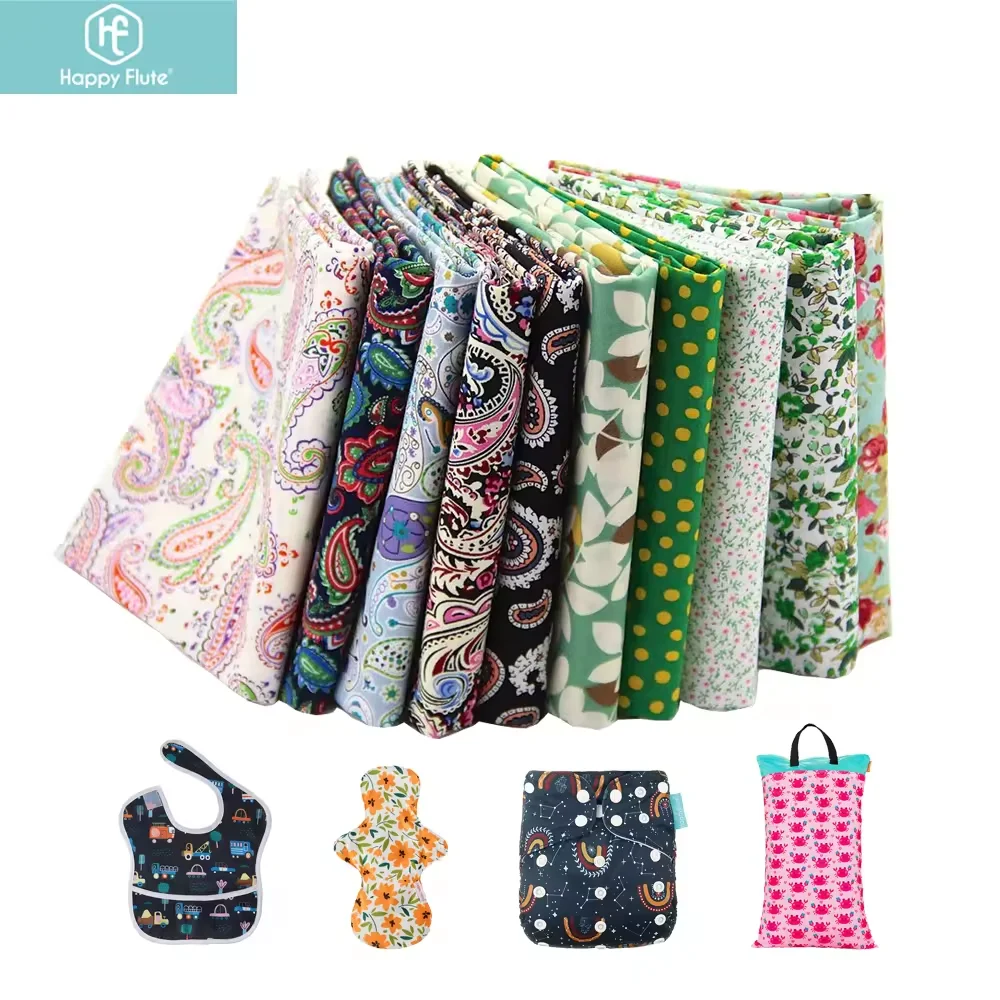 manufacturer Breathable Reusable Cloth Diaper Fabric Wet/Dry Bag Material 700 Prints Waterproof Lamination Sofa fabric