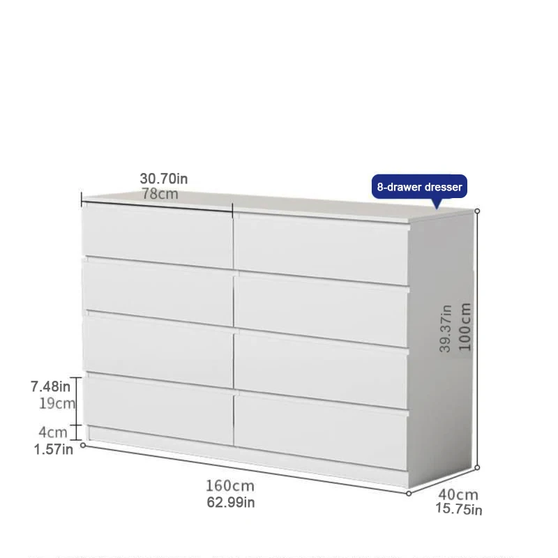 Luxury Design Chest Of 6 Drawers Bedroom Storage Cabinet Home Furniture wood chests of drawers