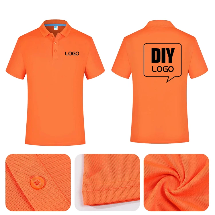 golf polo shirt custom logo Printed quick dry golf polos plain Polyester sublimation mens Blank election golf polo shirt for men