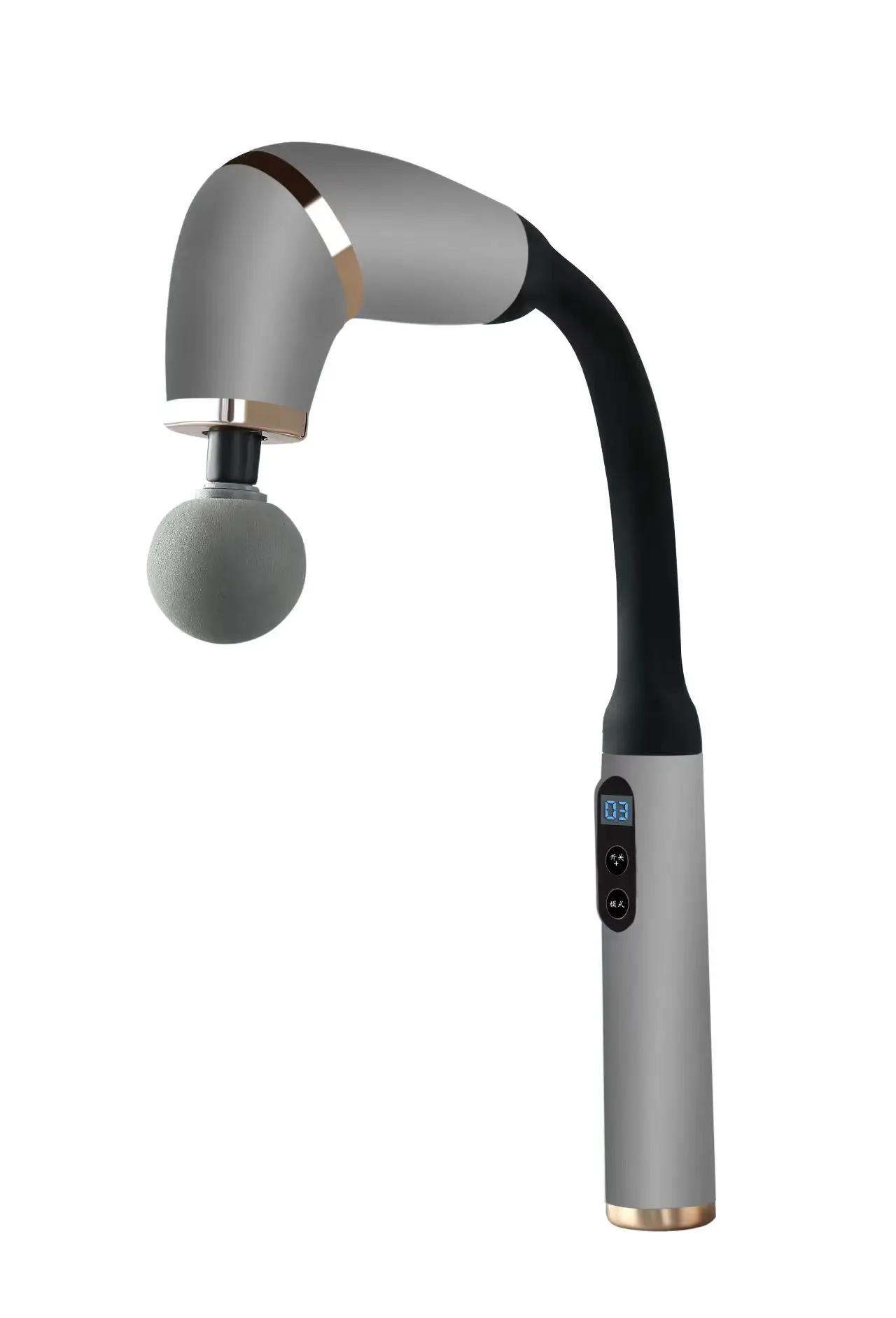 Massage Gun Deep Tissue with Long Handle for The Full Body,Pain Relief, Percussion Back Massager with Massage Heads,Relax Gift