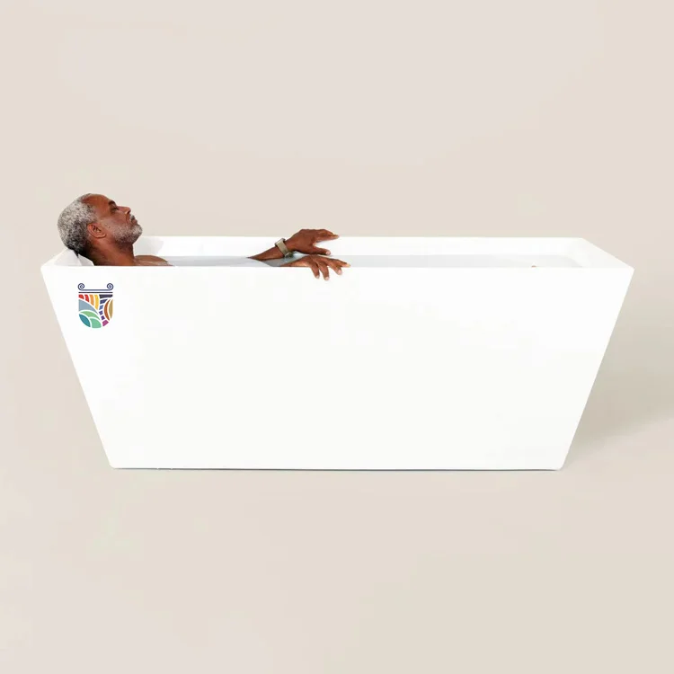 Customize size Large Acrylic Ice Bath Cold Plunge Tub With Cooling System For Adults