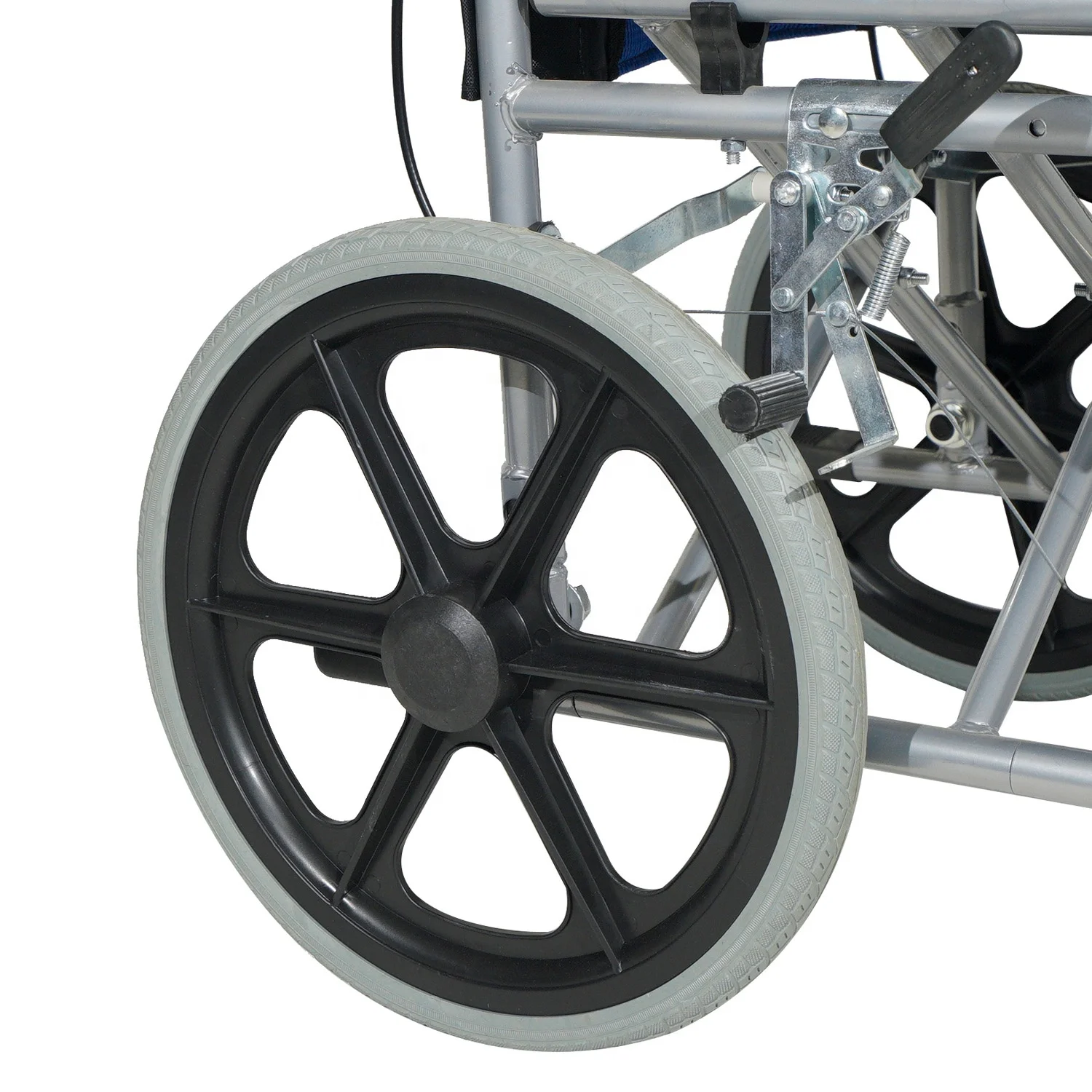 New Design Adjustable Armrest Folding Manual Wheelchair