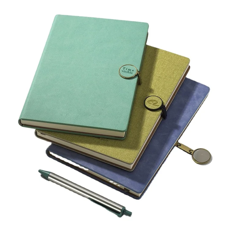 
2021 Promotional Gift Office supplies Customized Logo A5 B6 PU Leather Notebook Classic Executive 32K Notebook 