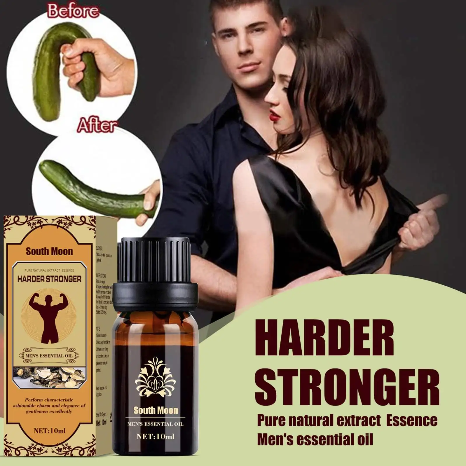 South Moon hot sell south moon harder stronger oil massage oil for men 10ml