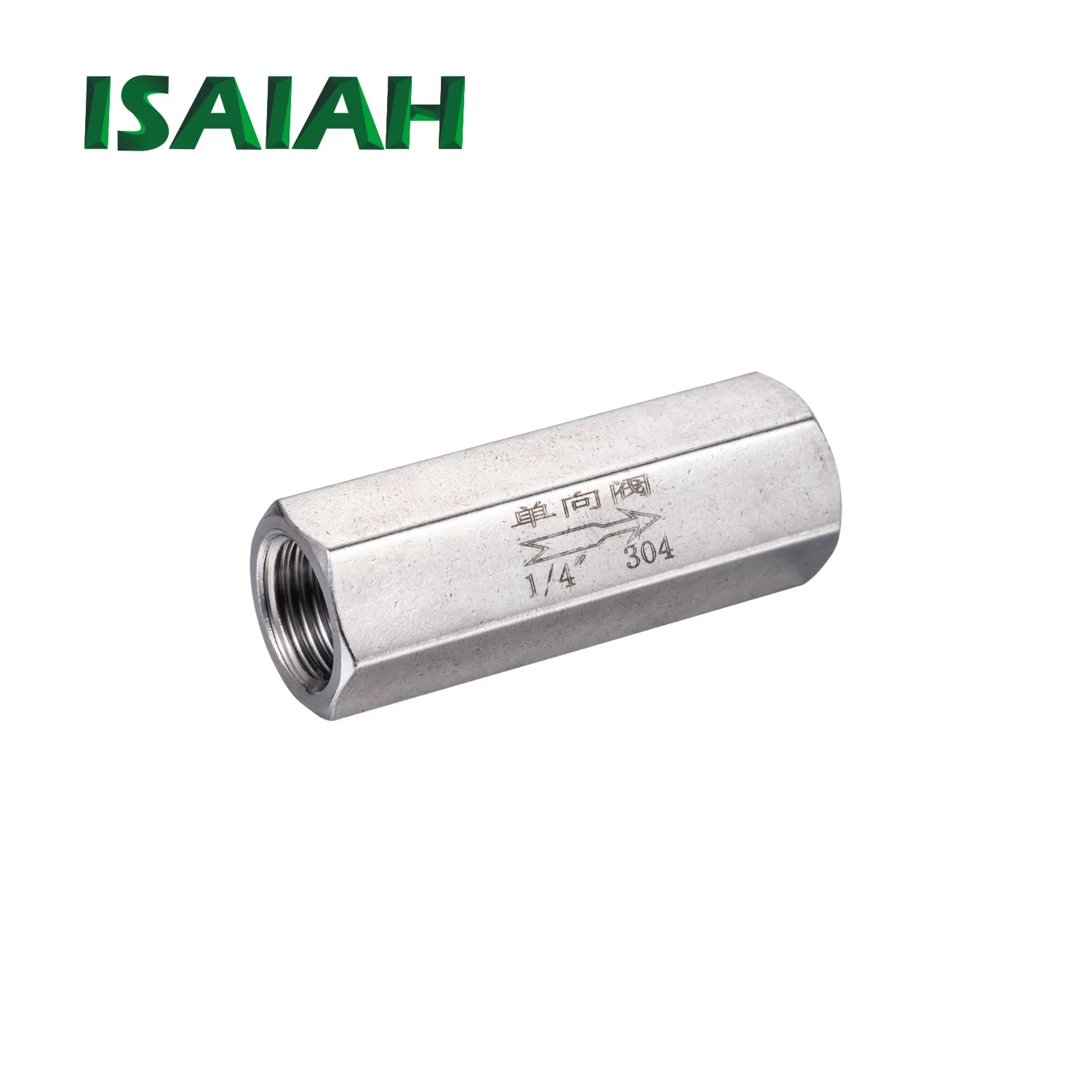 Pneumatic Parts  One Way Valve Female Thread SUS 304 Stainless Steel No Return Check Valves