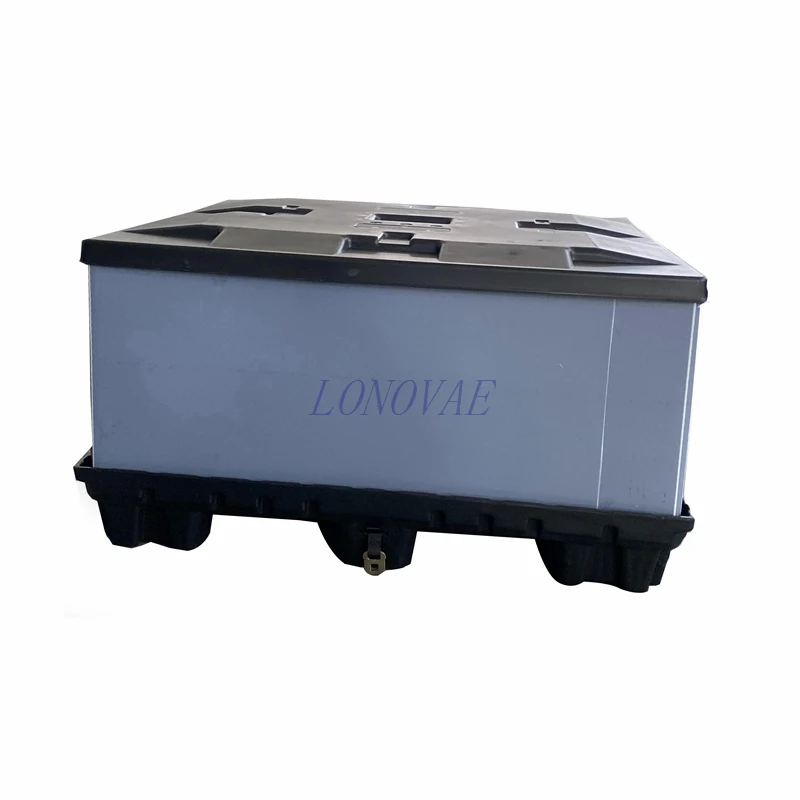 Hot sale Mm Four Ways Solid Walled Stacking Method Foldable Plastic Pallet Box For Electronics