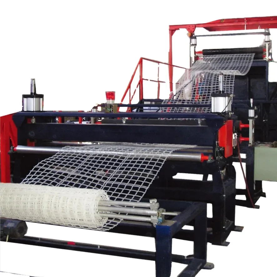 Машина для производства пластиковой квадратной сетки для садового забора, производственная линия пластиковых сетей