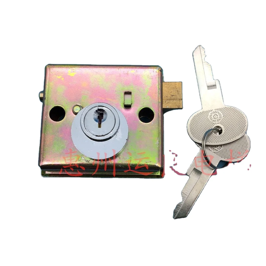 Замок дверной Hitachi для лифта, оригинальный блокировочный замок для шкафа, панели управления доступом, с ключом