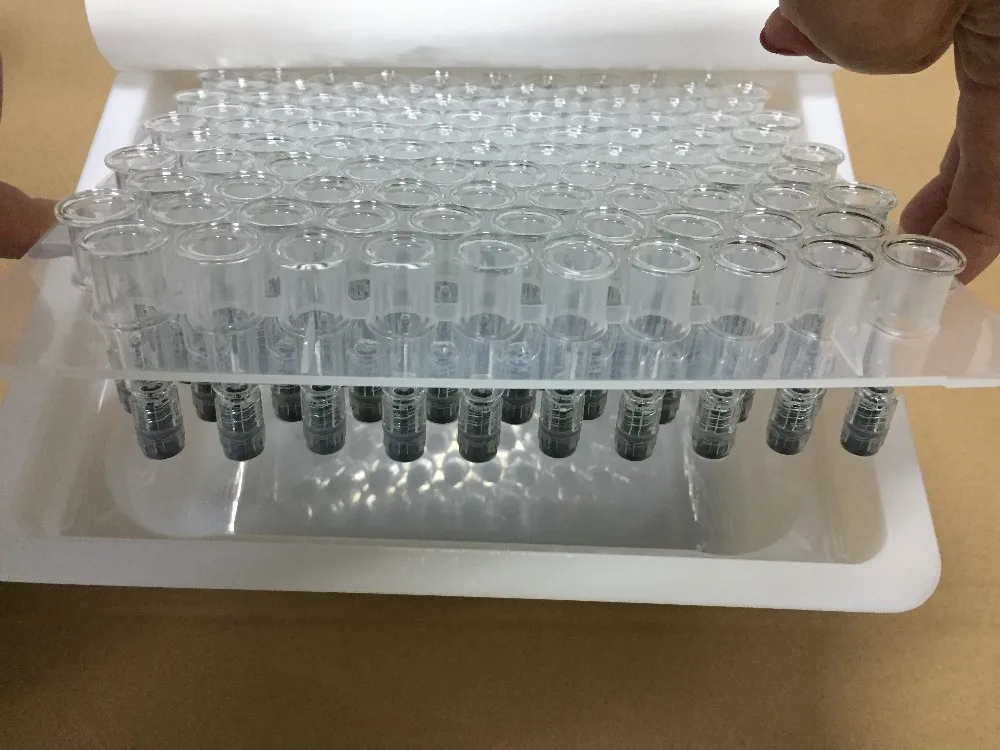 Medical Cosmetic Beauty 5ml 10ml Glass Syringe with Luer Lock,Glass Syringe 1ml With Plastic Plunger Rod and Metal Plunger Rod