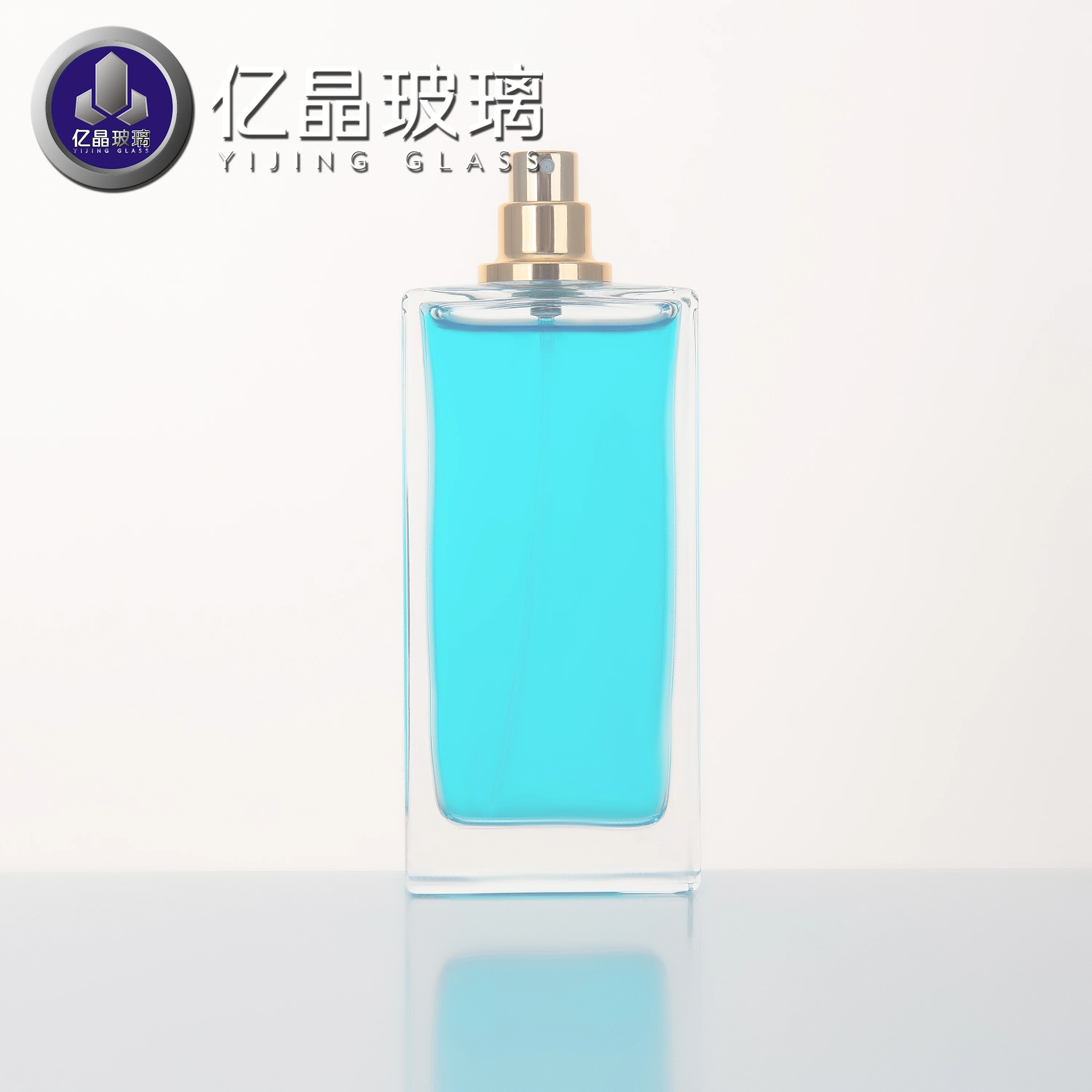 Wholesale perfume glass bottles cosmetic perfume glass packaging China export transparent frosted glass perfume bottles with lid