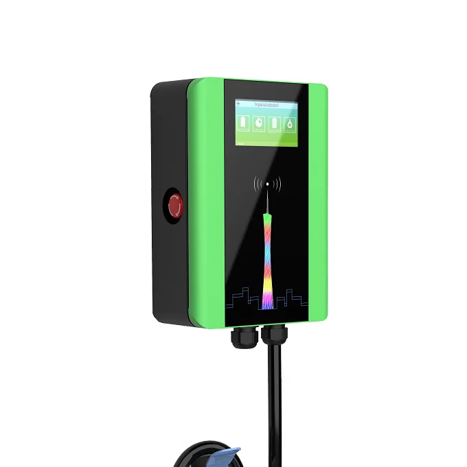 Ac 7kw 11kw 22kw Тип 2 Ev зарядное устройство Wallbox станция настенная Ev зарядная станция