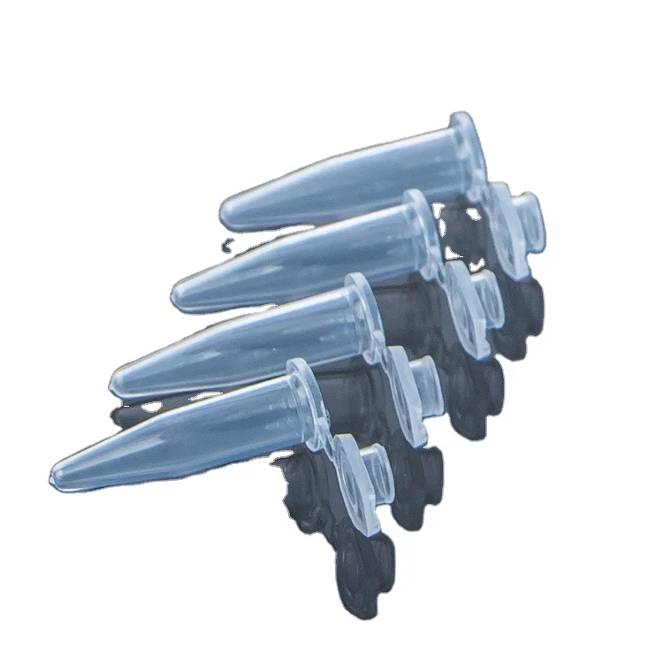 Lab Use Disposable Sterile Plastic PCR Tubes 0.2ml 8-strip PCR Tubes