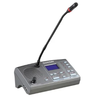 Infrared Multilingual High Interpretation Audio Conference System Digital Interpretation Microphone For Interpretation Cabin