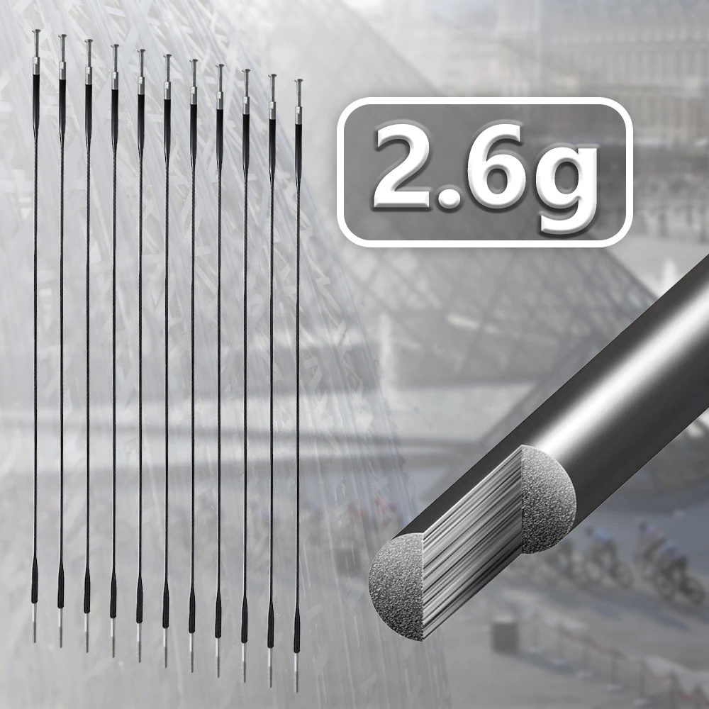 Ultra-Light Carbon Spoke for MTB/Road Bicycle Wheels Straight Head Design Conquer Any Terrain Better Bicycle Spokes Only 2.6g