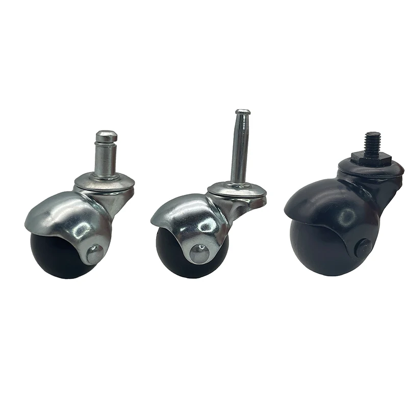 1.5 inch Ball Caster Wheels Swivel Stem Ball Caster Furniture  Caster Wheel with Cover for Funiture