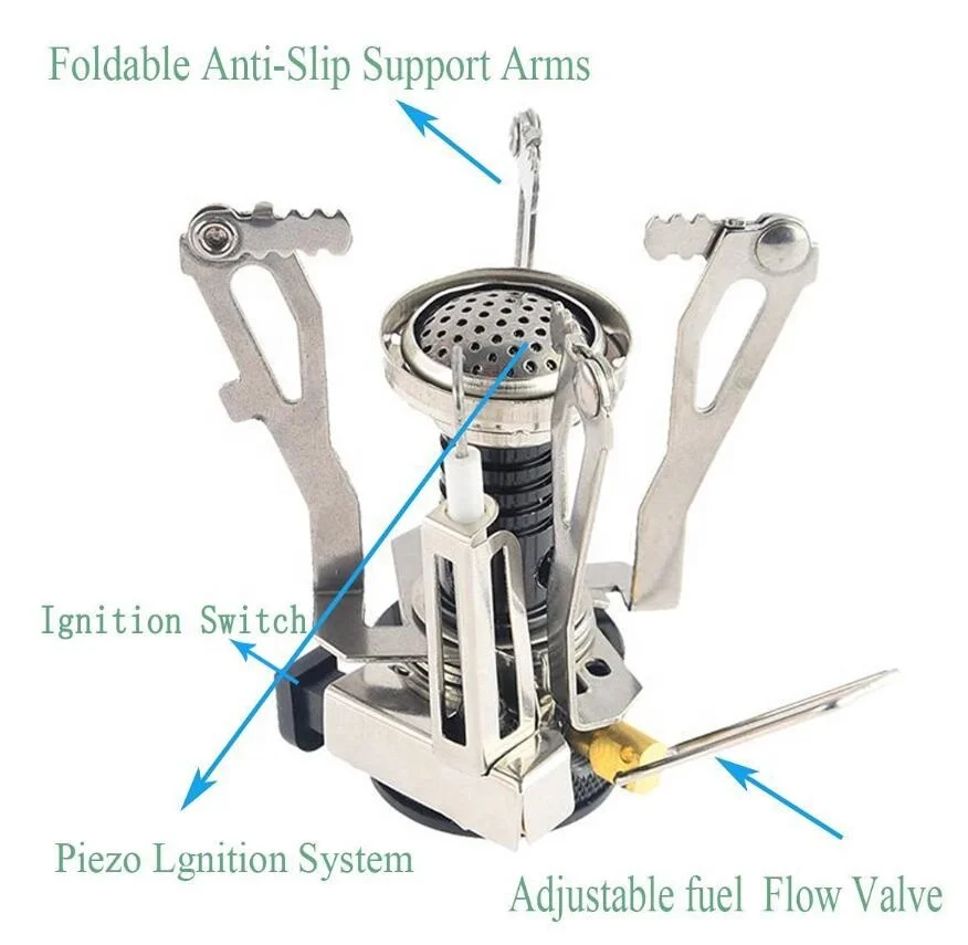 2022  hot product Outdoor 1-2 person portable camping and hiking backpacking cookware set outdoor survival emergency kit