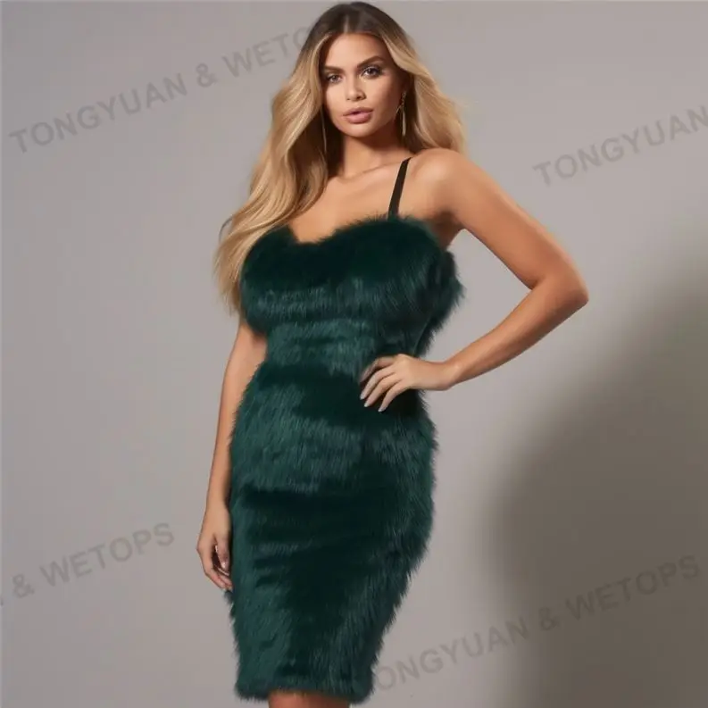 Плюс размер поставщика одежда зеленого цвета одним плечевым ремнем; Vestidos Para Fiesta на меху облегающие платья для женщин девушек элегантное 