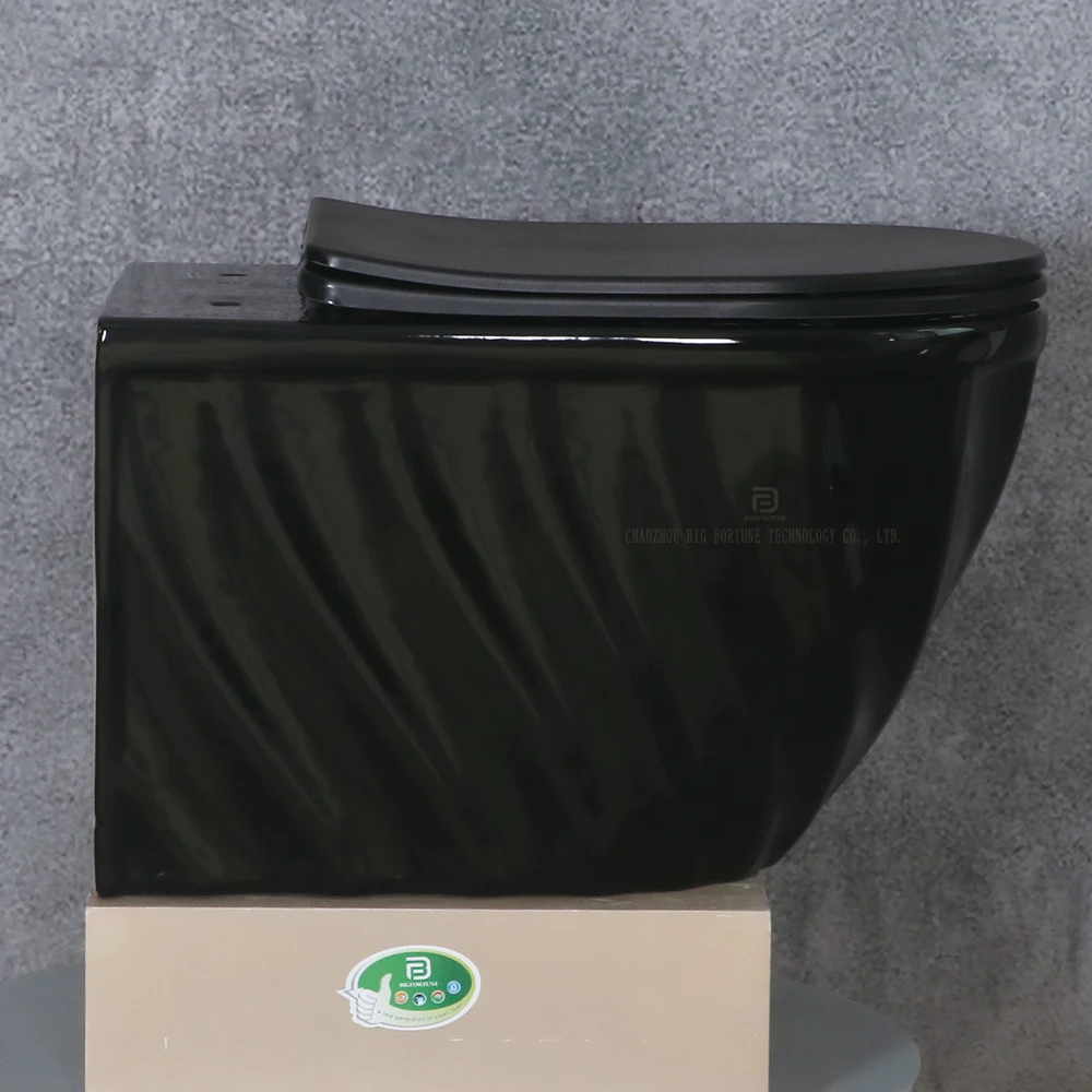 European Style Wc Suspend Wall Hanging Mounted Toilet Water Closet Modern Bathroom Ceramic Rimless Wall Hung Toilet