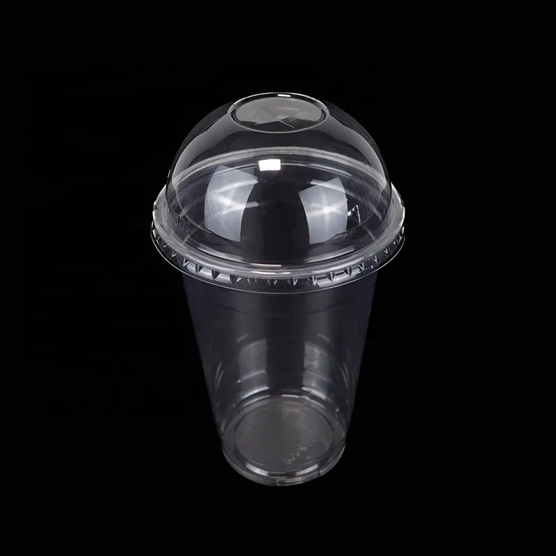 Wholesale Disposable Clear PET Plastic Beverage Cups 12 14 16 18 20 22 24 32 OZ Transparent Drinking Cup With Lids