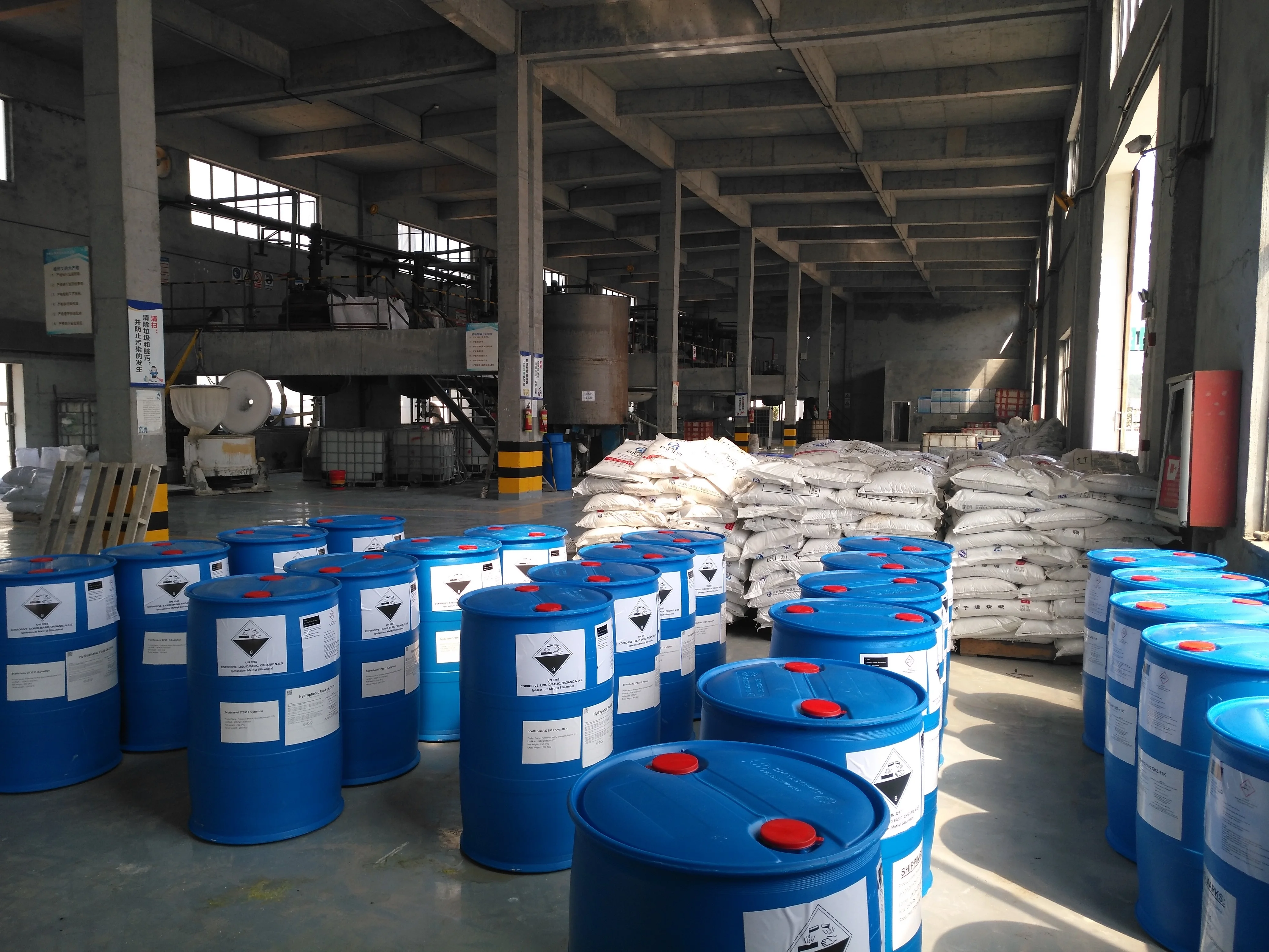 CAS 31795-24-1 Organic Silicone Water Repellent Liquid Methyl Potassium Silicate