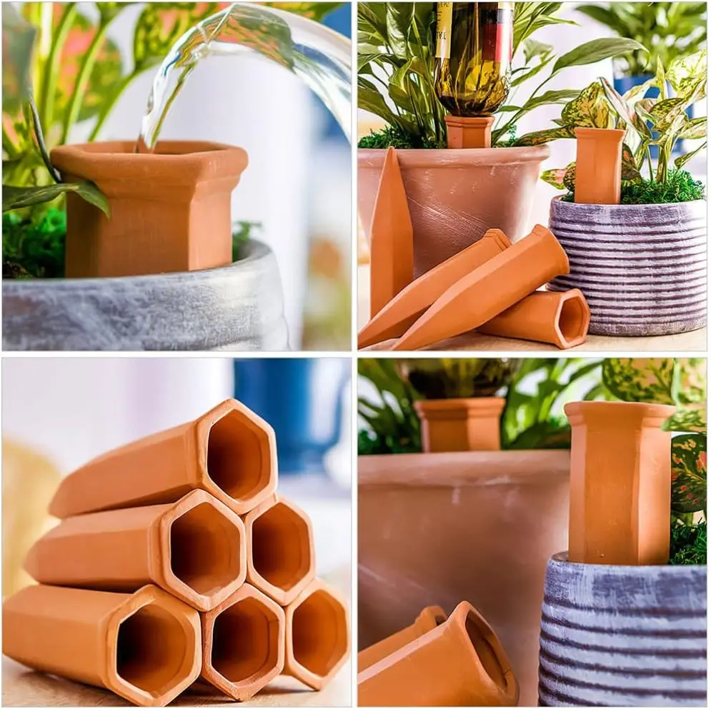 Wholesale Plant Watering Spikes Terracotta Self Watering Planters Automatic Plant Waterer Self Irrigation Watering Systern