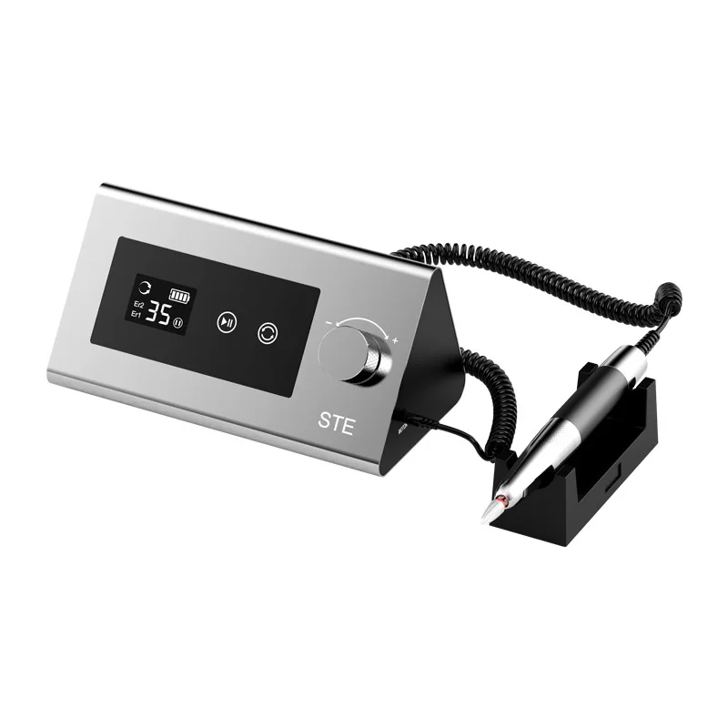 Nails Supplies Salon Professional Electric Nail Drill Machine Max35000rpm Led Display Bits Set Strong Nail Drill For Manicure