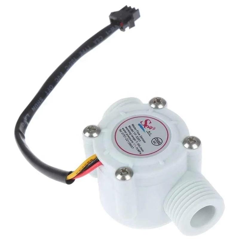 Hall 1 30L/min For Arduino 1/2' Water Flow Sensor Switch Meter Flowmeter Counter Sensor Control Effect Flowmeter