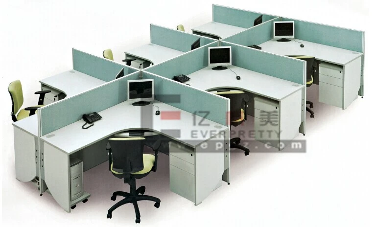 computer workstation modern office partition 
