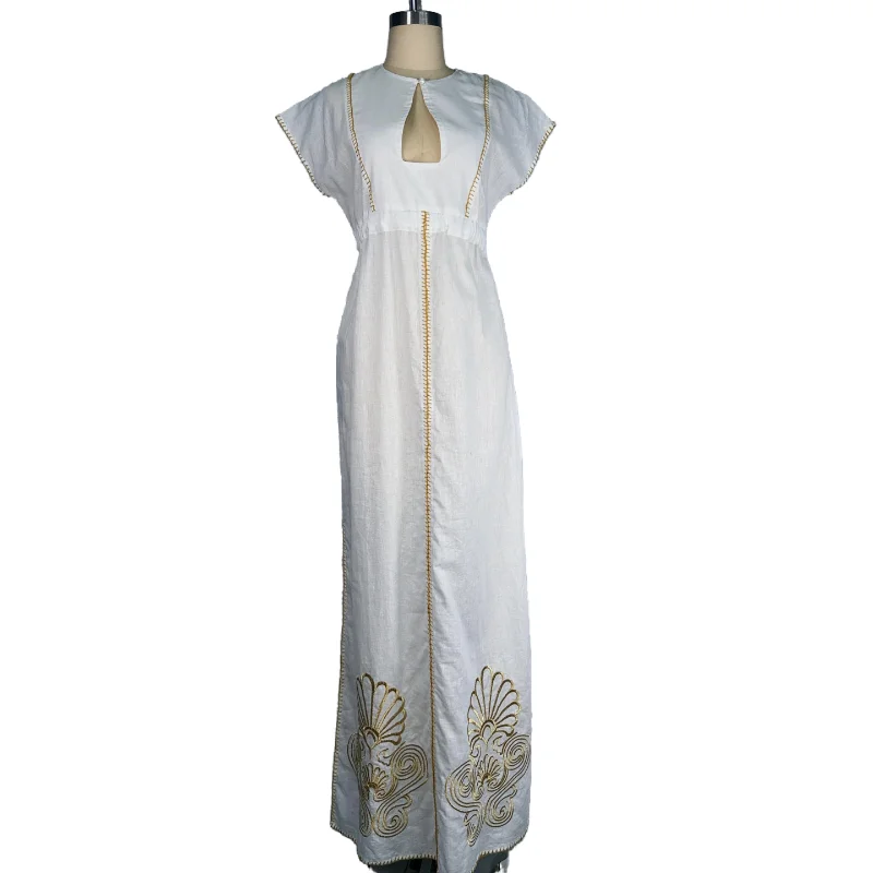 Elegant and tasteful dress summer new Chinese style unique and chic cool and cool style stunning waist cinched shirt dress