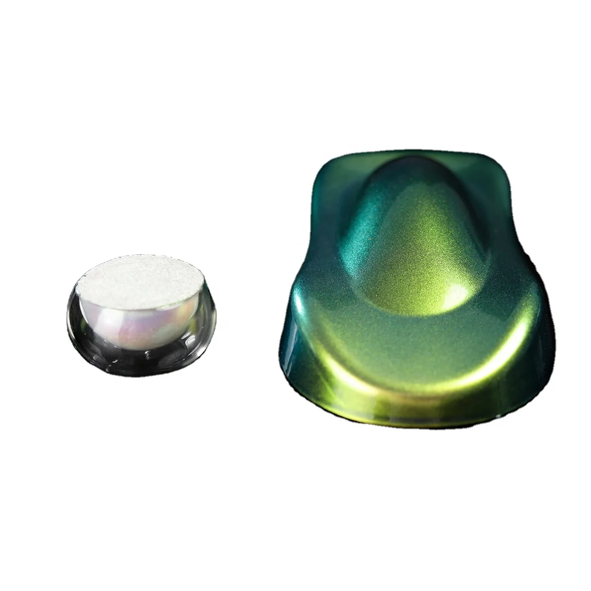 Silver White Pearlescent Pigment Natural Mica Based Powder Colored Pigment for Pearl Effect Decorative Automotive Paint