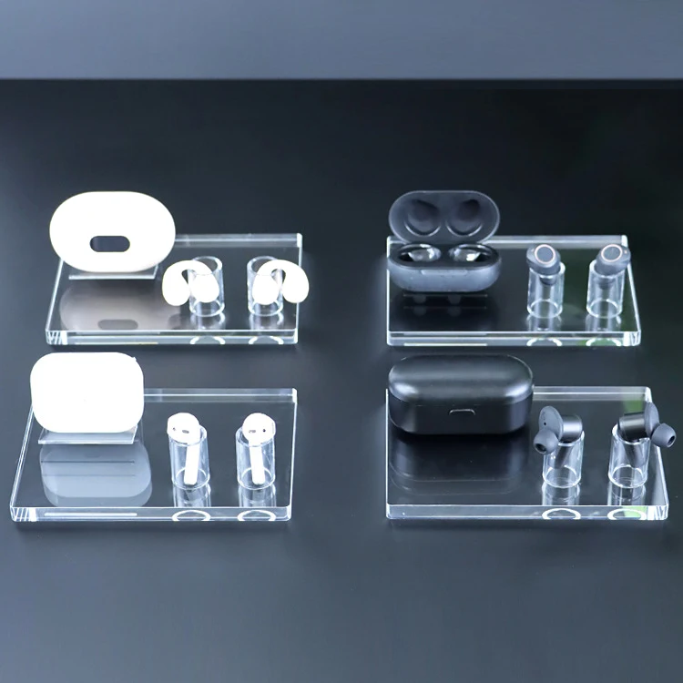 Customized Acrylic Wireless Bluetooth Headset Display Stand Earphone Display