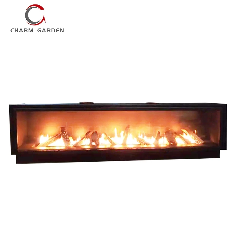 Modern Real Fire Natural Gas Liquefied Gas Indoor Stoves Fireplaces with Remote Control