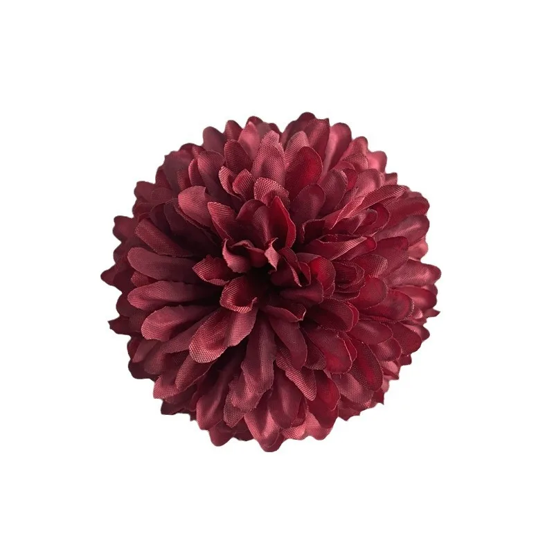 guona simulate Chrysanthemum flower wholesale wedding table decoration silk oil painting small ball head