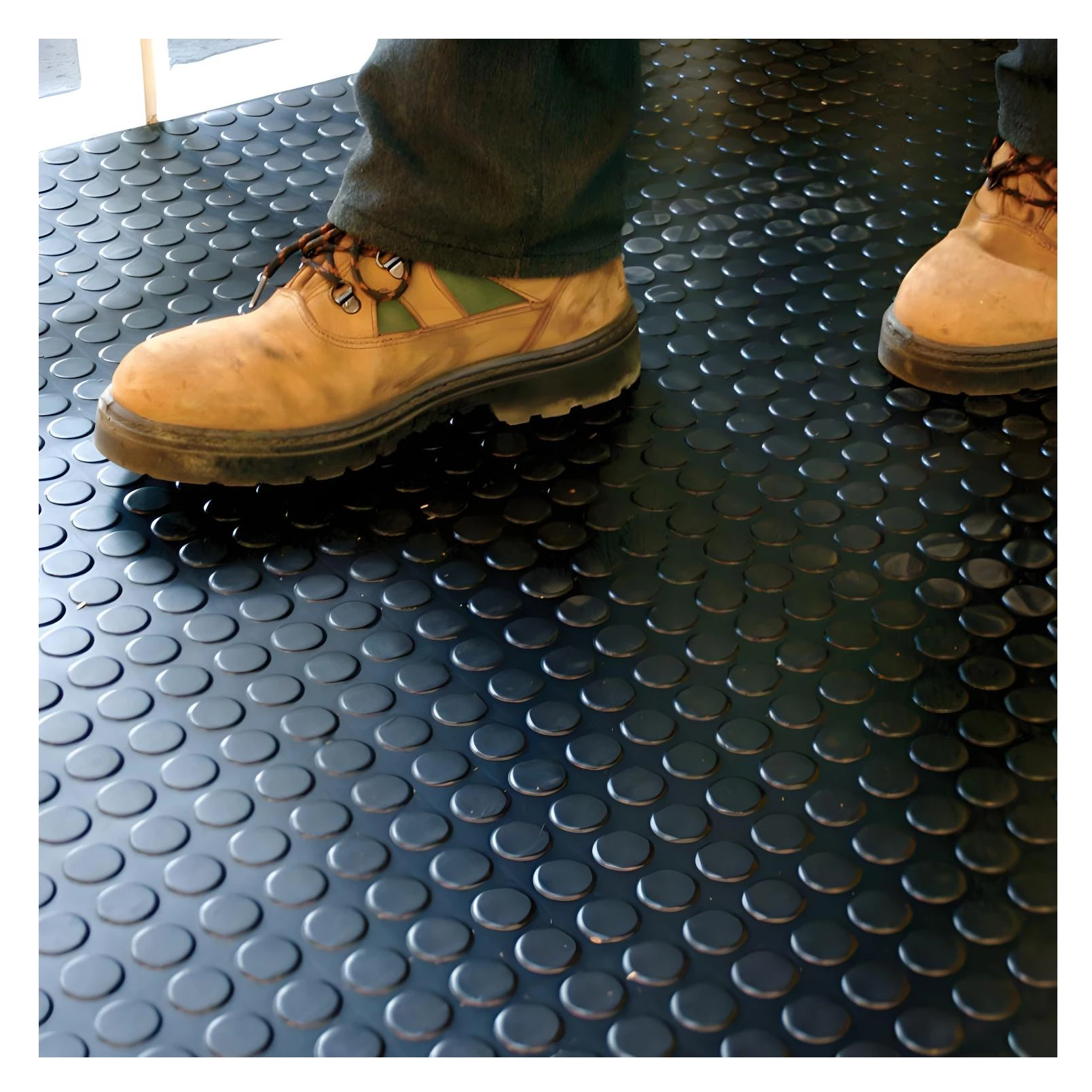 3 мм Противоскользящий резиновый лист рулон/водонепроницаемый Монетный шпилька виниловый пол для фургонов/склада/грузового автомобиля/прицепа/walway