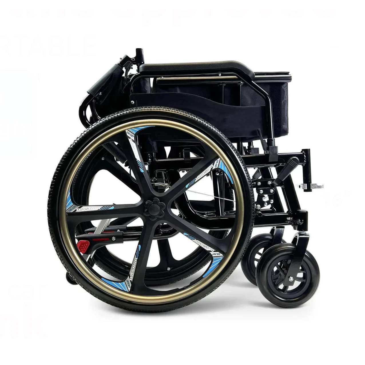 KSM-201Plus Comfort Plus Active Manual Wheelchair with Durable Construction for Everyday Use Factory Price Wheelchair