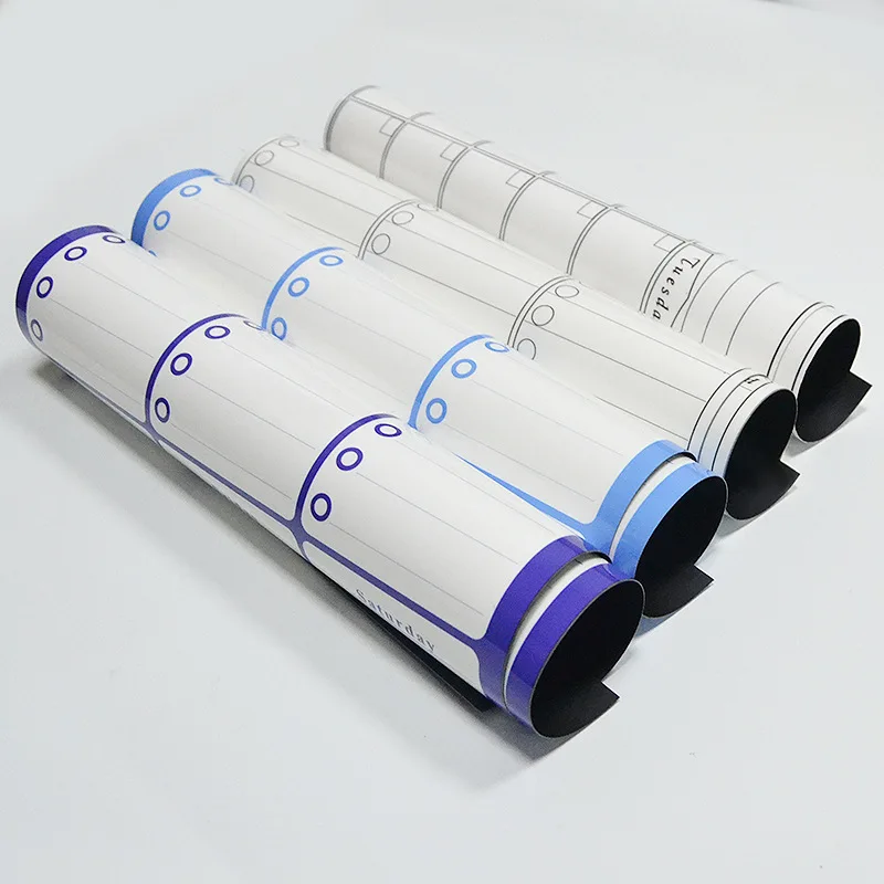Super Flexible Whiteboard Memo Dry Erase Magnetic Meal Planner For Fridge Refrigerator