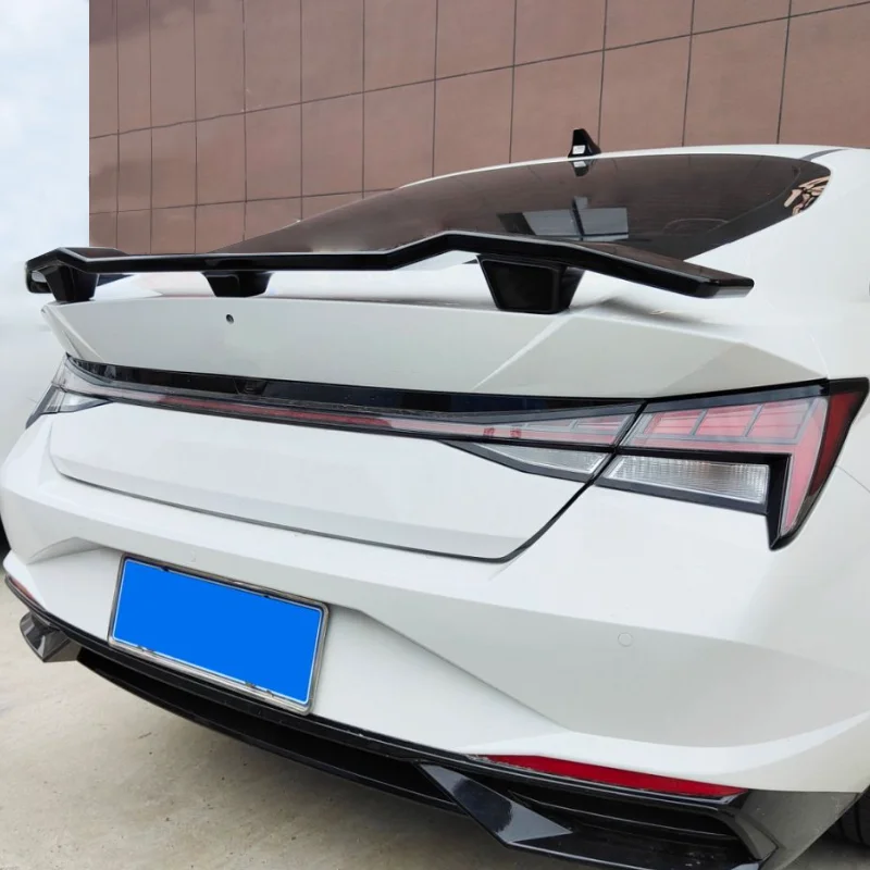 ABS style car body Kit for rear wing spoiler for Rear bumper spoiler for Hyundai Elantra 2021