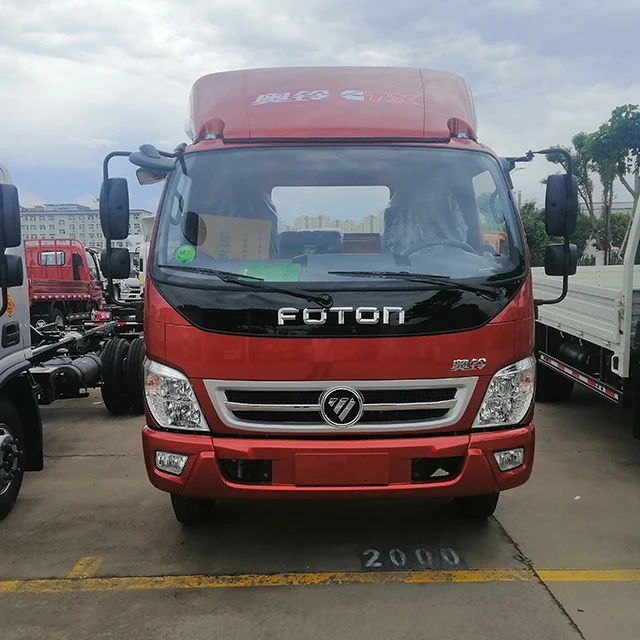 Foton Механическая Трансмиссия дизельный грузовик для продажи 4x4 с красным дизельным двигателем грузовой автомобиль
