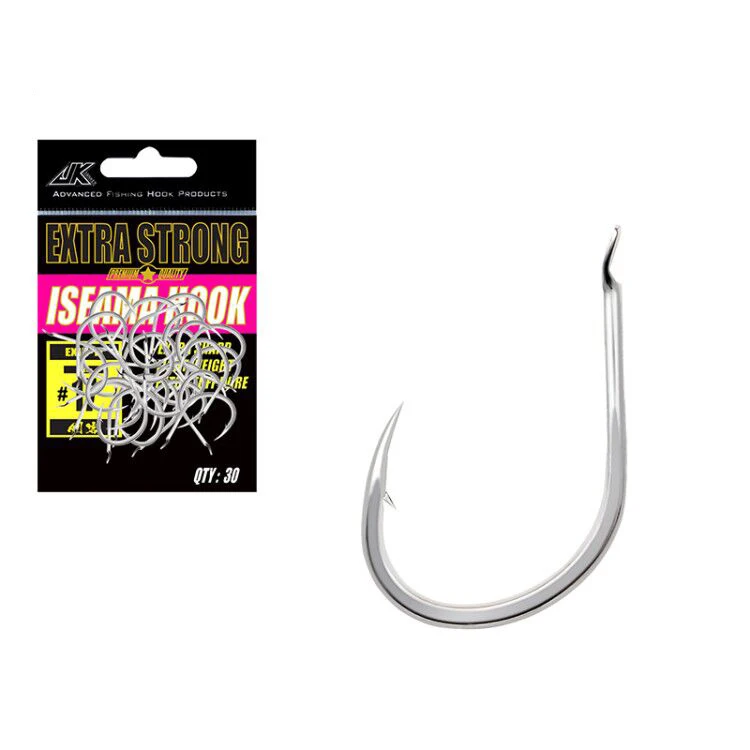 JK #10~#19 Light Fishing Hooks Silver Flat Iseama Hook High carbon steel fish hooks japan barbed chinu sea Fishing Fishhook